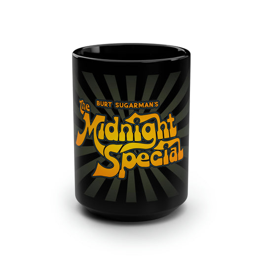 Taza negra especial medianoche, 15 oz