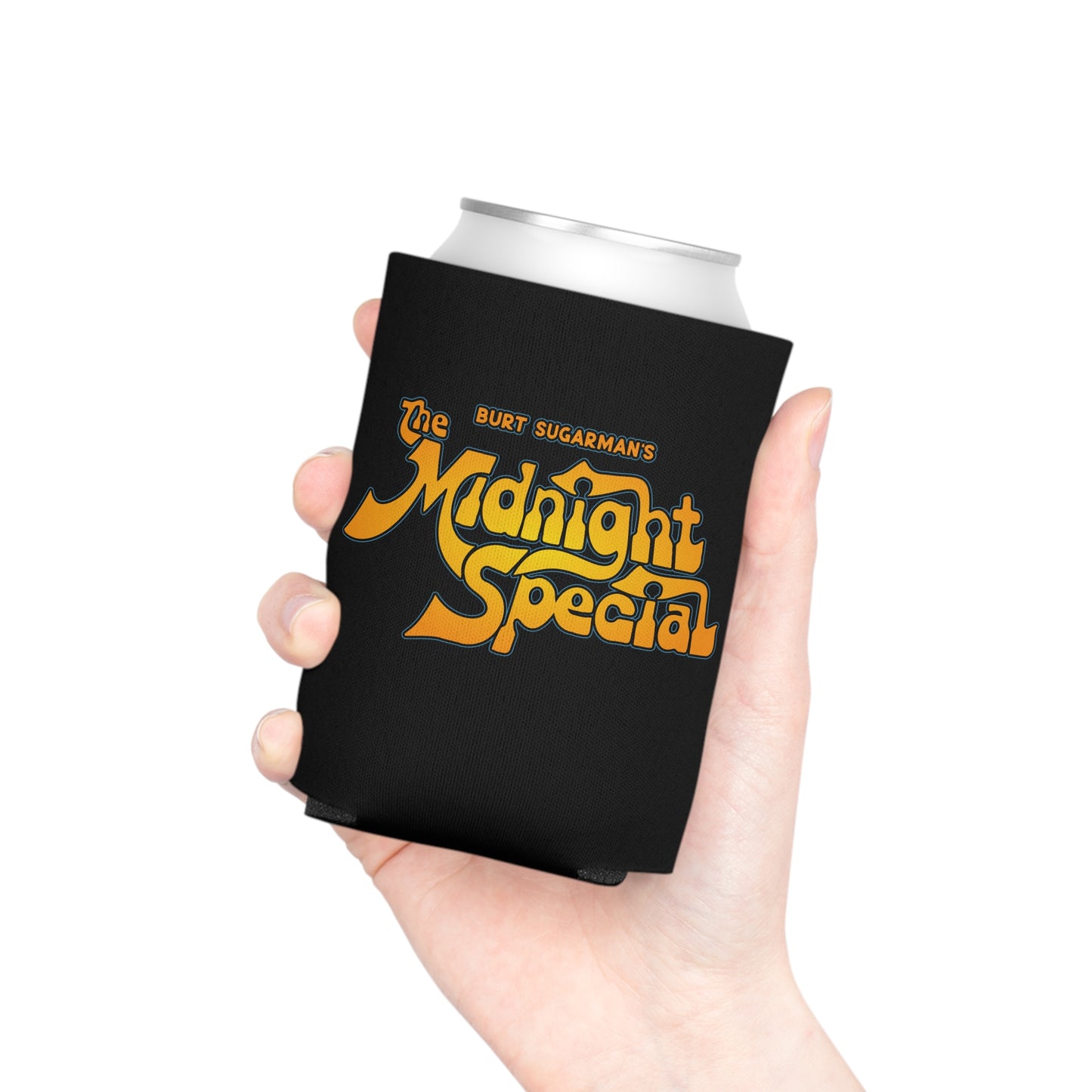 Midnight Special Black Logo Can Cooler